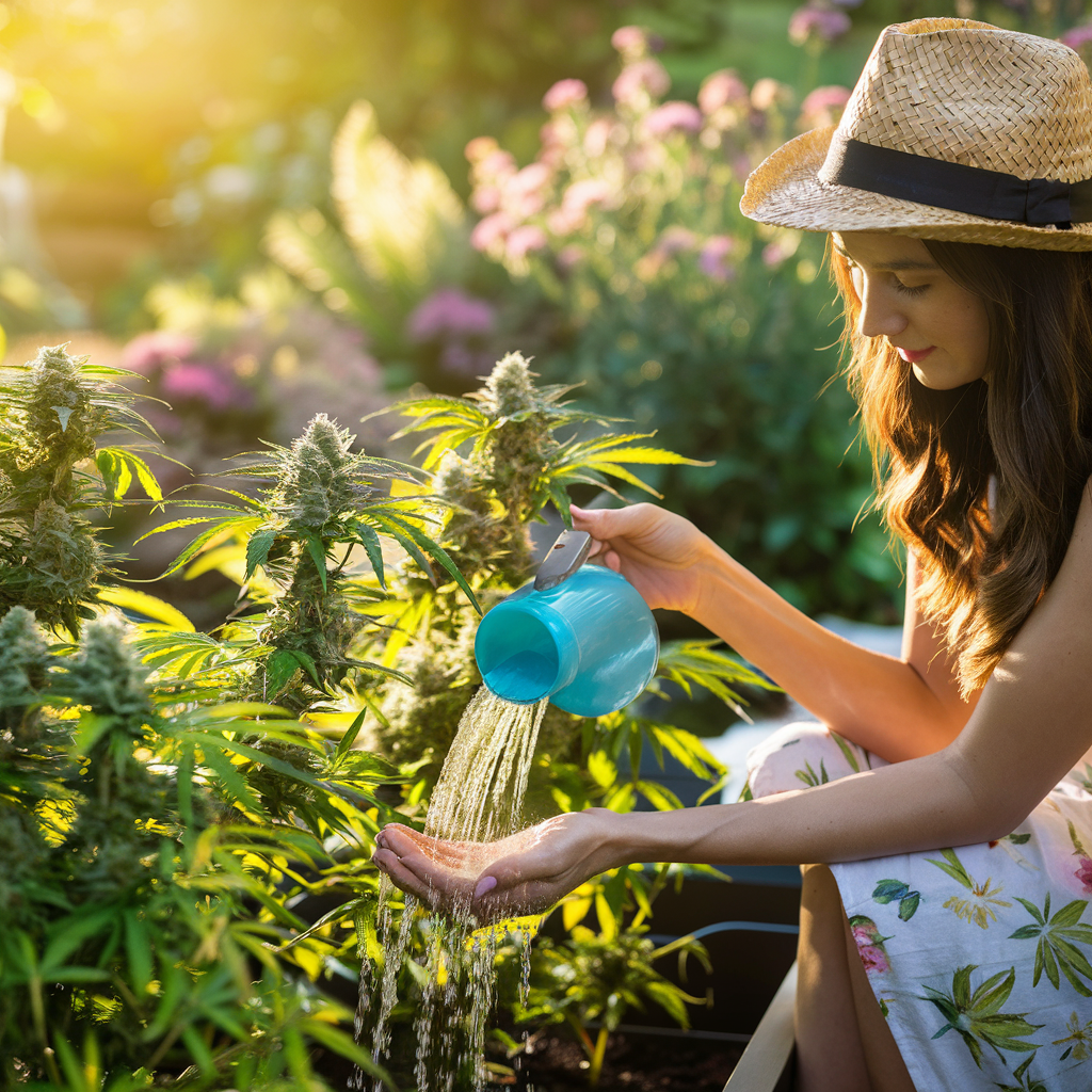 Arrosage des Plantes de Cannabis