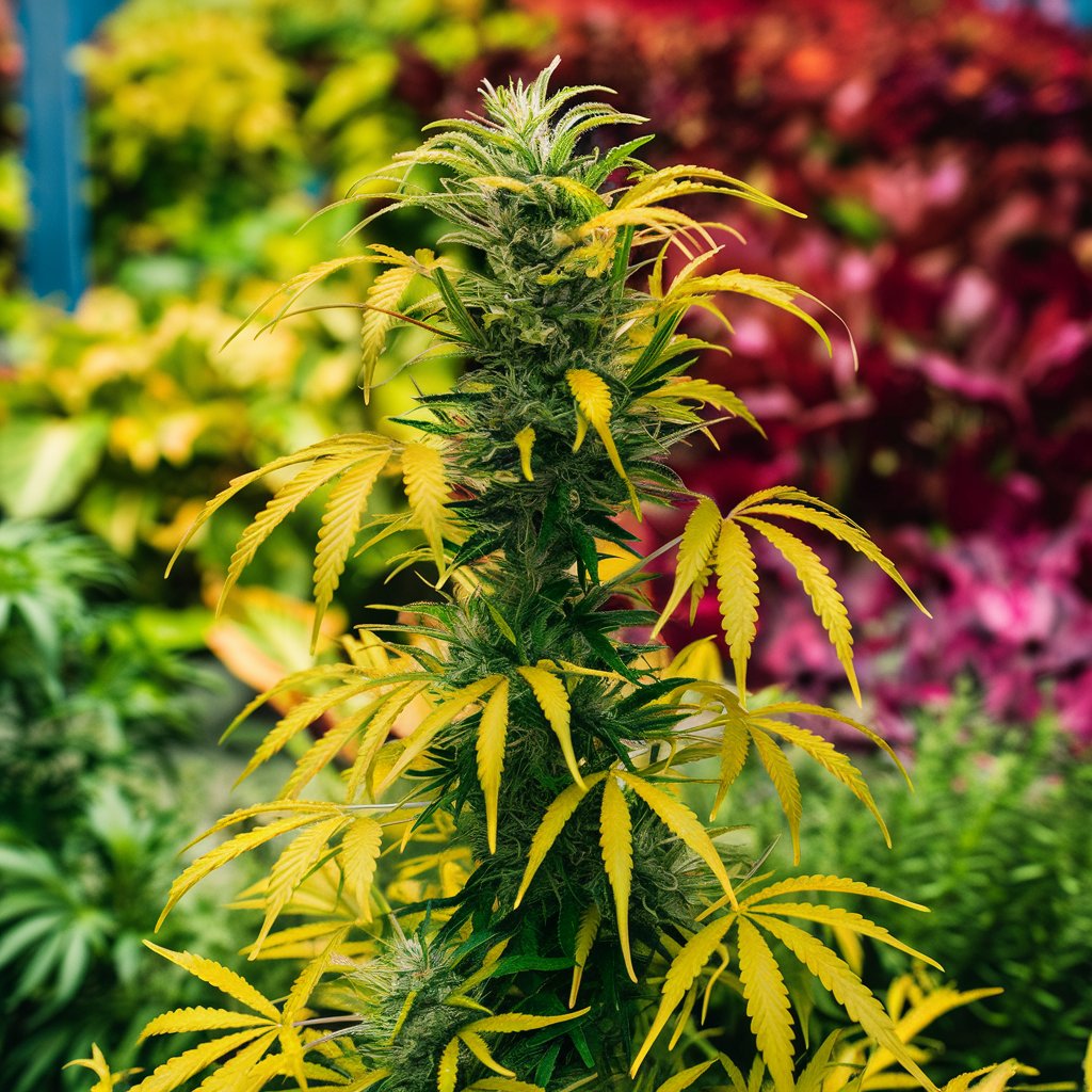 Feuilles Jaunes Cannabis